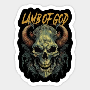 LAMB OF GOD VTG Sticker